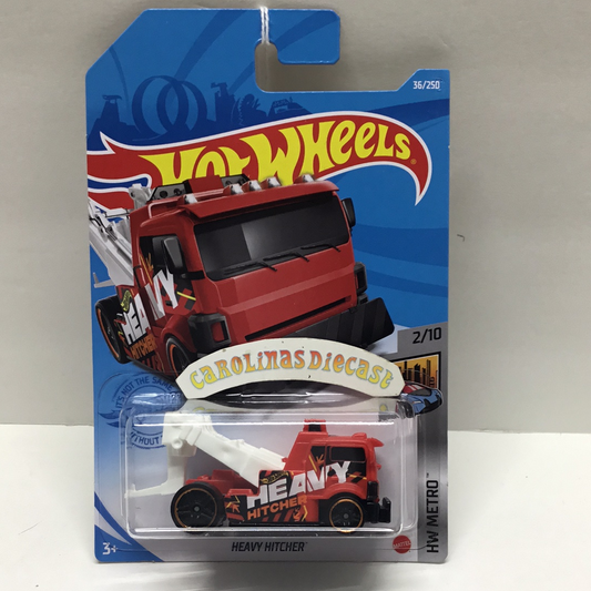 2021 hot wheels #36 Heavy Hitcher Red JJ2