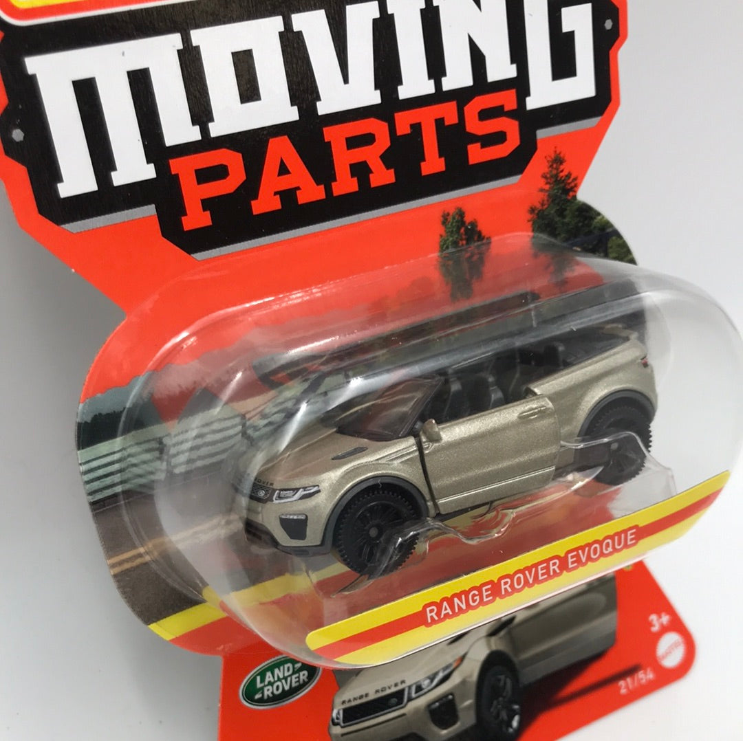 Matchbox Moving Parts Range Rover Evoque gold