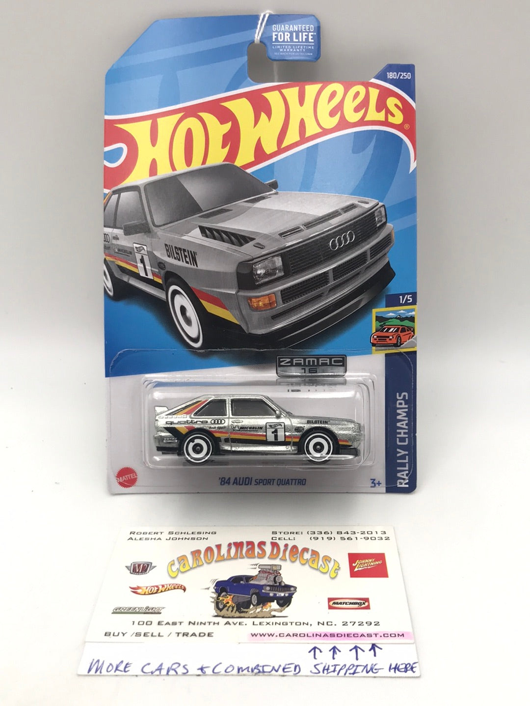 2022 Hot Wheels Zamac #180 84 Audi Sport Quattro #16 CC8