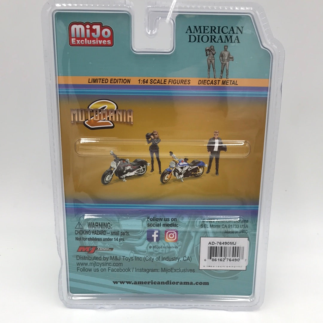 American Diorama MiJo exclusive 1:64 scale figures Motomania 2  diecast metal