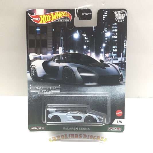 2021 Hot wheels car culture Exotic Envy McLaren Senna 243F