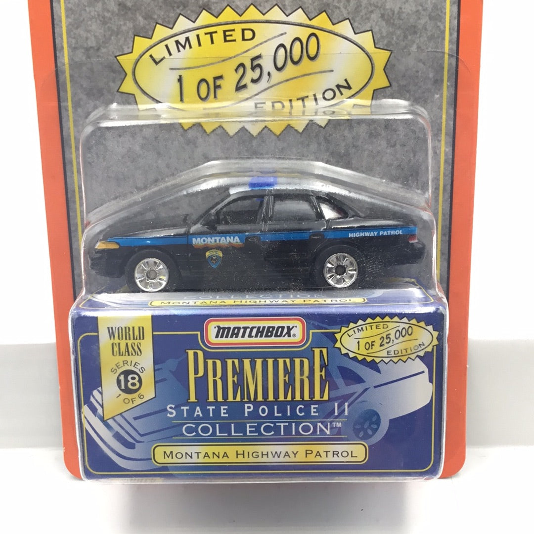 Matchbox Premiere Police Collection II Series 18 Montana Highway Patrol 5F6