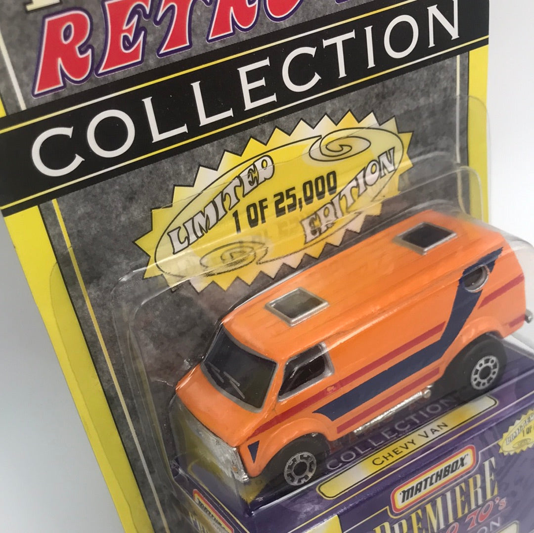 Matchbox Premiere Retro 70’s Collection series 13 Chevy Van 162A