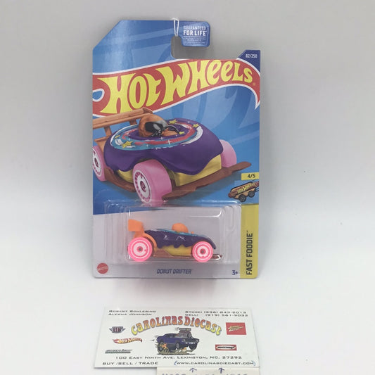 2022 hot wheels #82 Donut Drifter purple II2