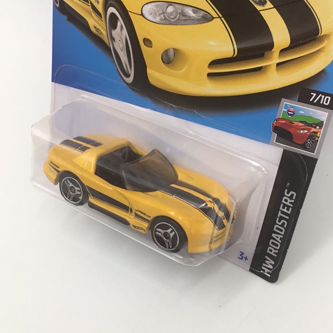 2023 hot wheels F case #131 Dodge Viper RT/10 yellow FF8