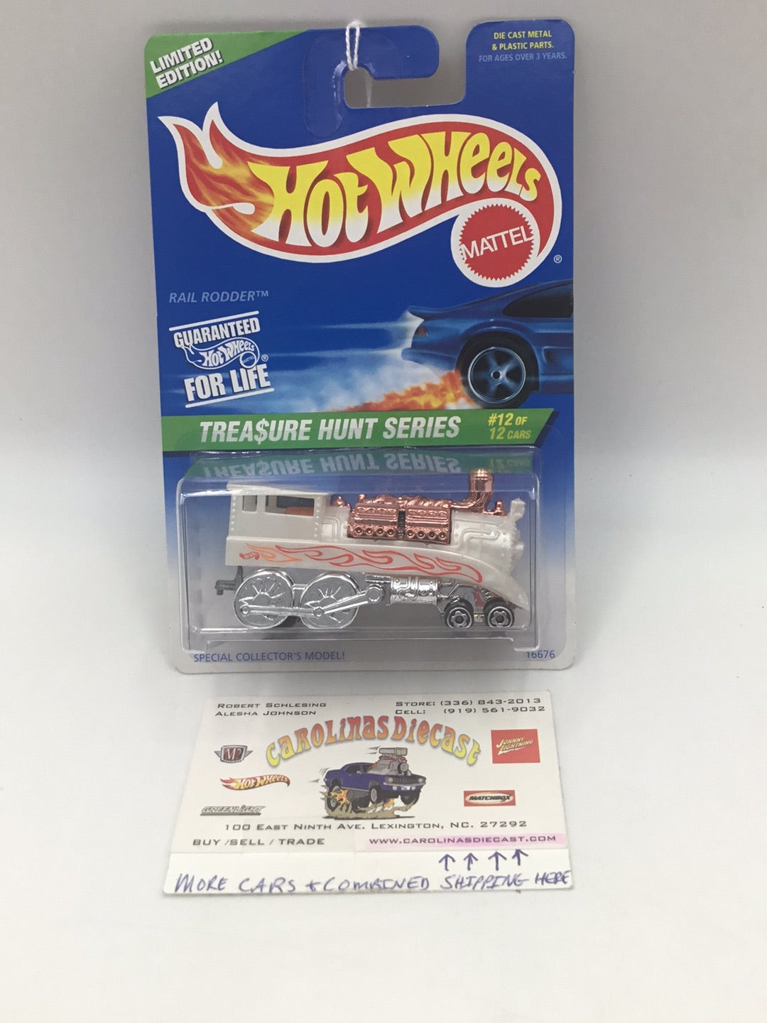 1997 Hot Wheels Treasure Hunt #589 Rail Rodder #12 of 12