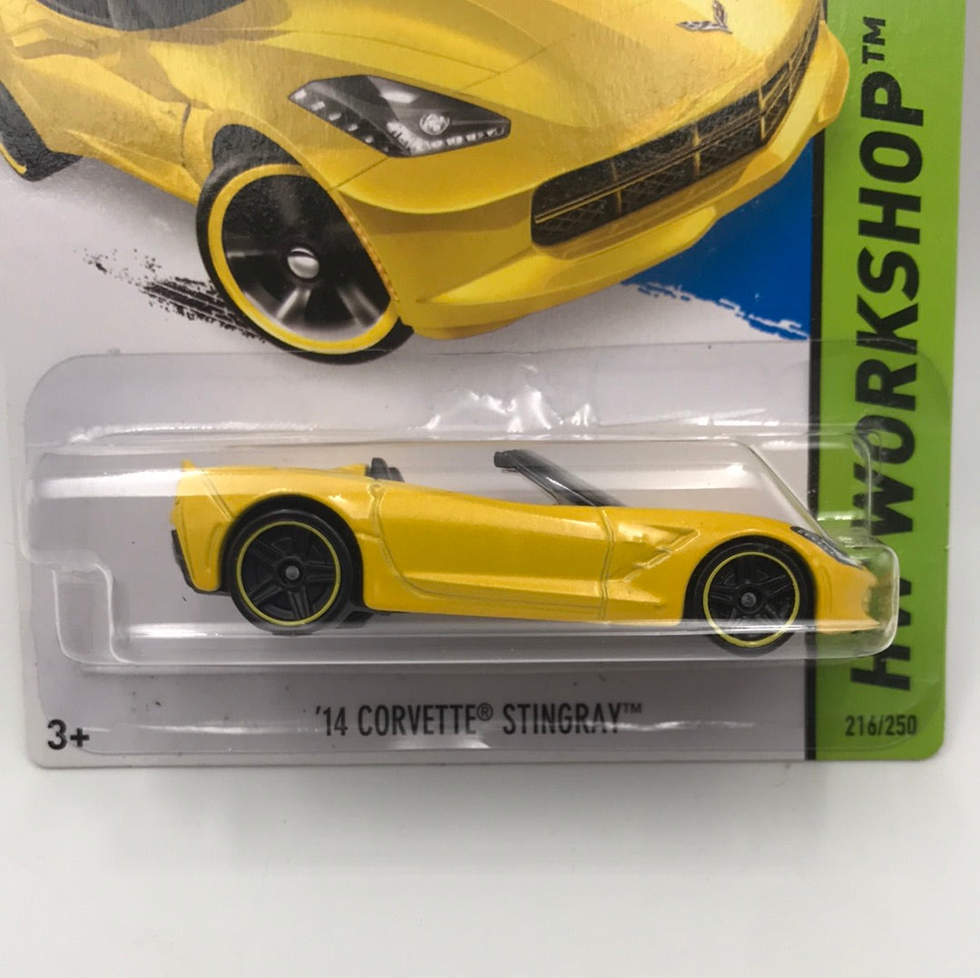 Hot wheels yellow sales corvette