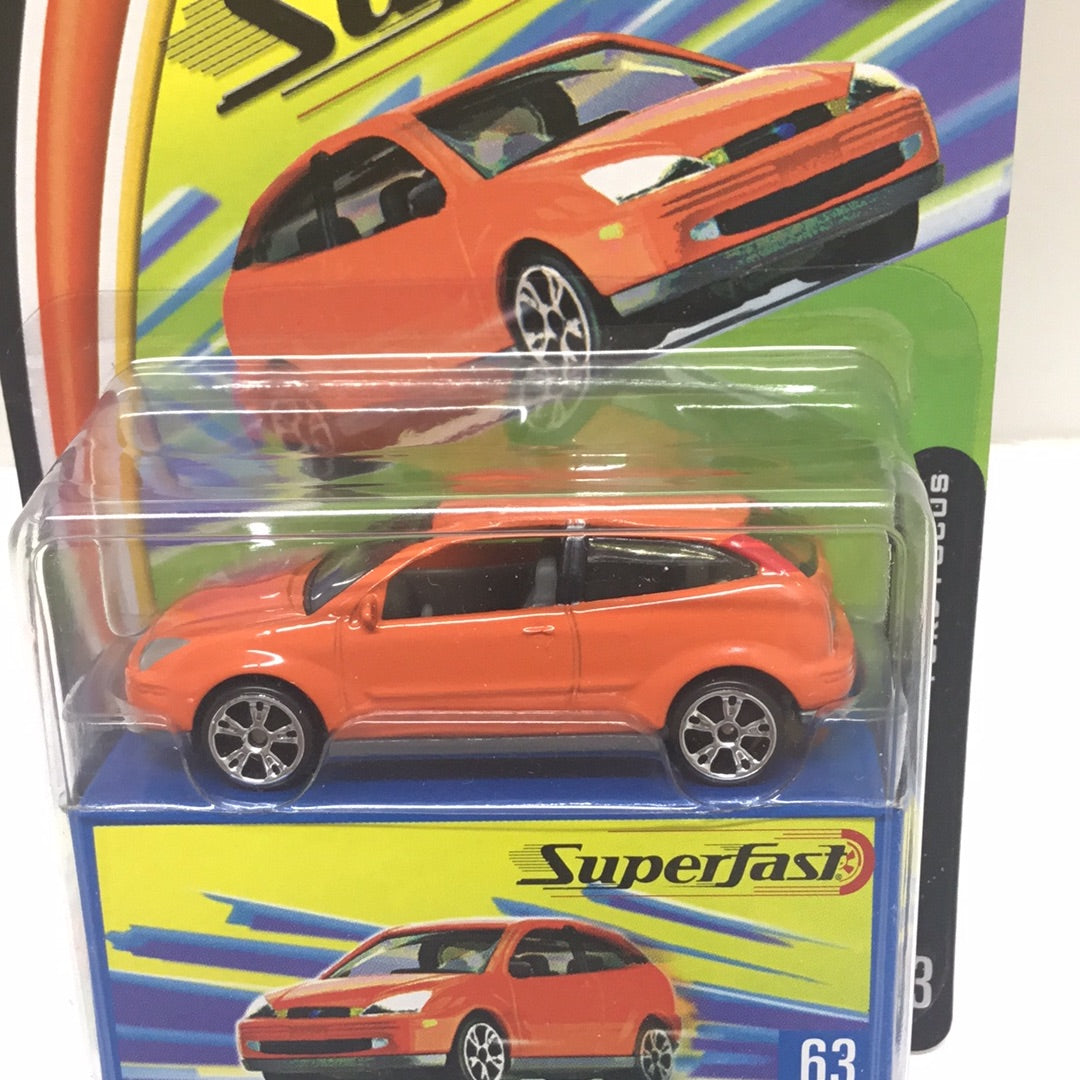 Matchbox Superfast #63 Ford Focus orange limited to 15,000  (Q4)