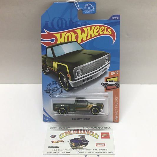 2020 hot wheels #202 69 Chevy Pickup W4