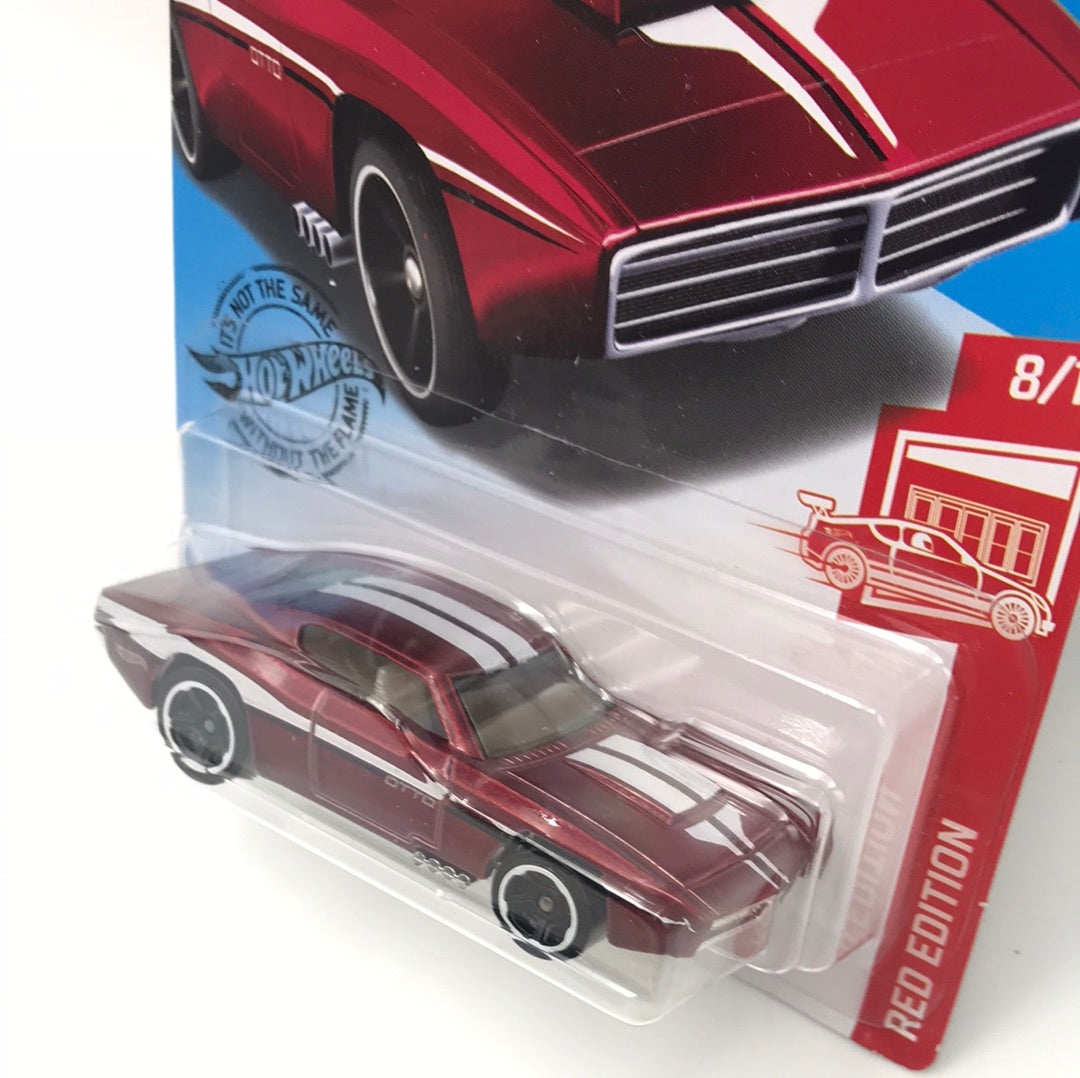 2020 hot wheels red edition #173 Custom Otto target red CC9