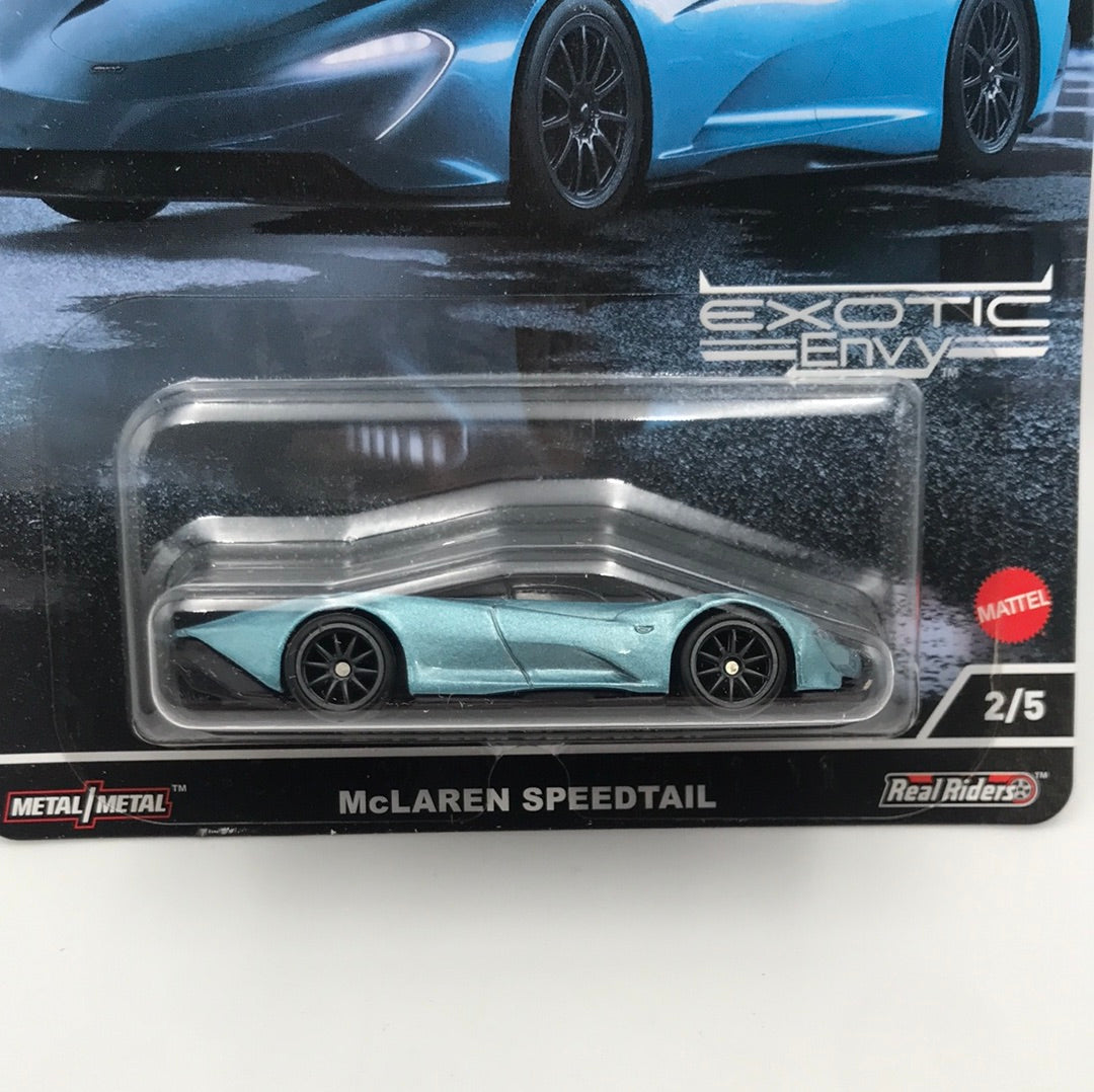 2022 Hot wheels car culture Exotic Envy 2/5 Mclaren Speedtail 256F