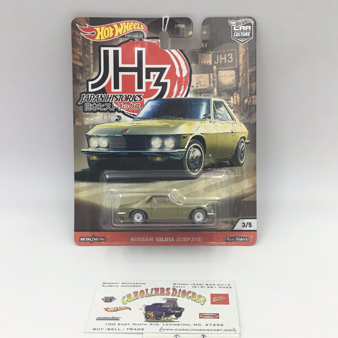 Hot wheels car culture Japan Historics 3 Nissan Silvia 258D