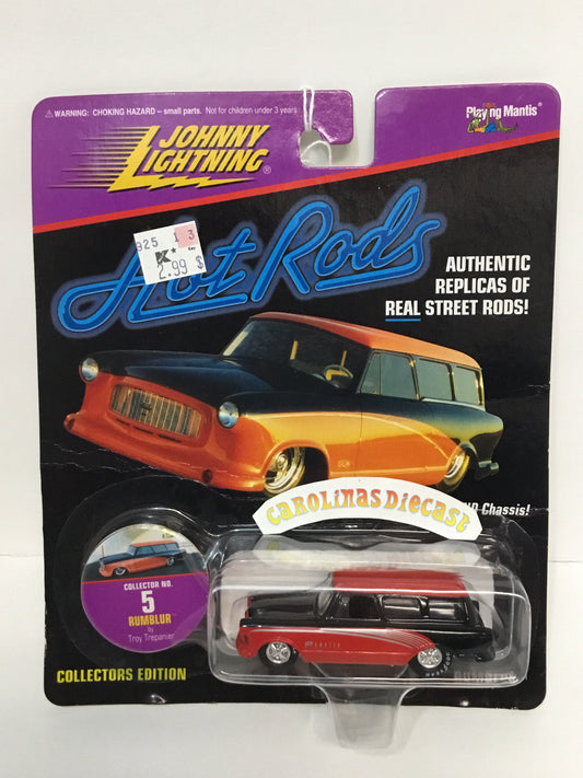 Johnny lightning Hot rods Rumblur (red/black) Real Riders 206B