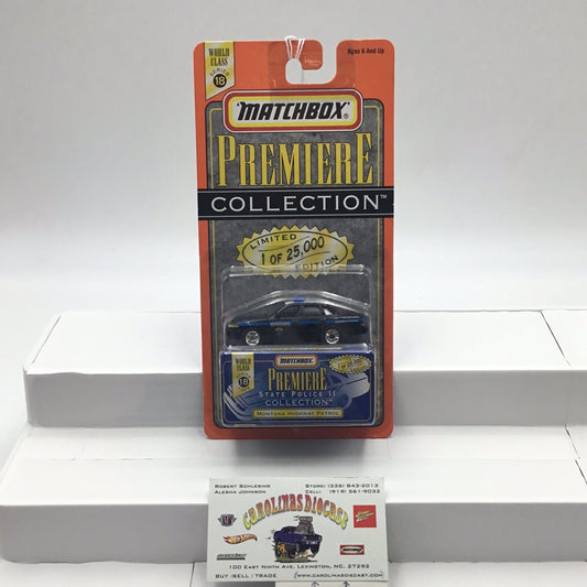 Matchbox Premiere Police Collection II Series 18 Montana Highway Patrol 5F6