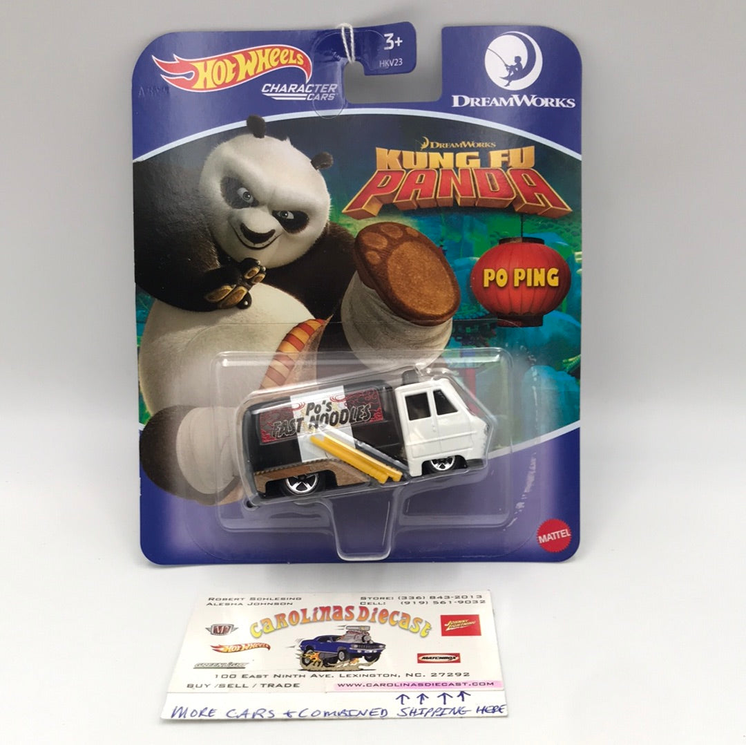 2023 Hot Wheels character cars Dreamworks Kung Fu Panda New 112B