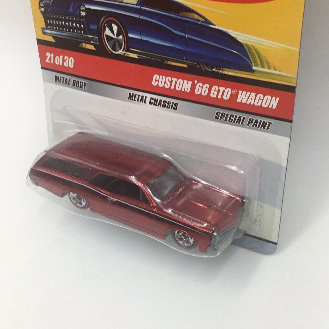 Hot wheels classics series 5 Custom 66 GTO Wagon red htf