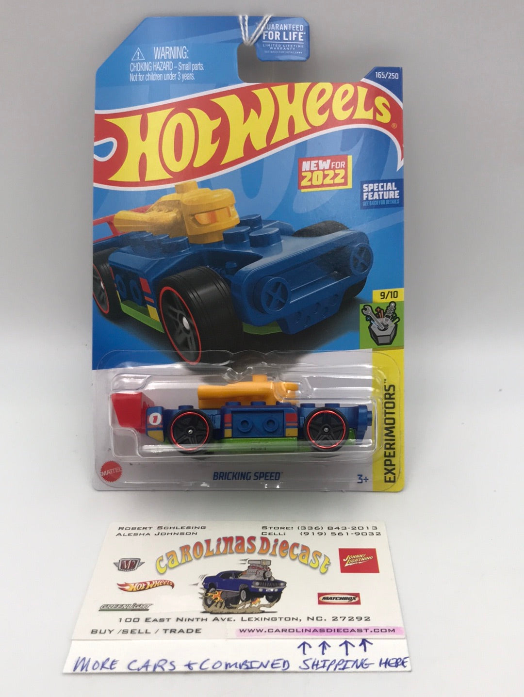 2022 hot wheels Q case #165 Bricking Speed LL7