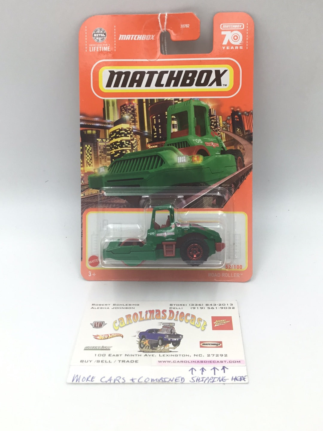 2023 matchbox 70 years #52 Road Roller