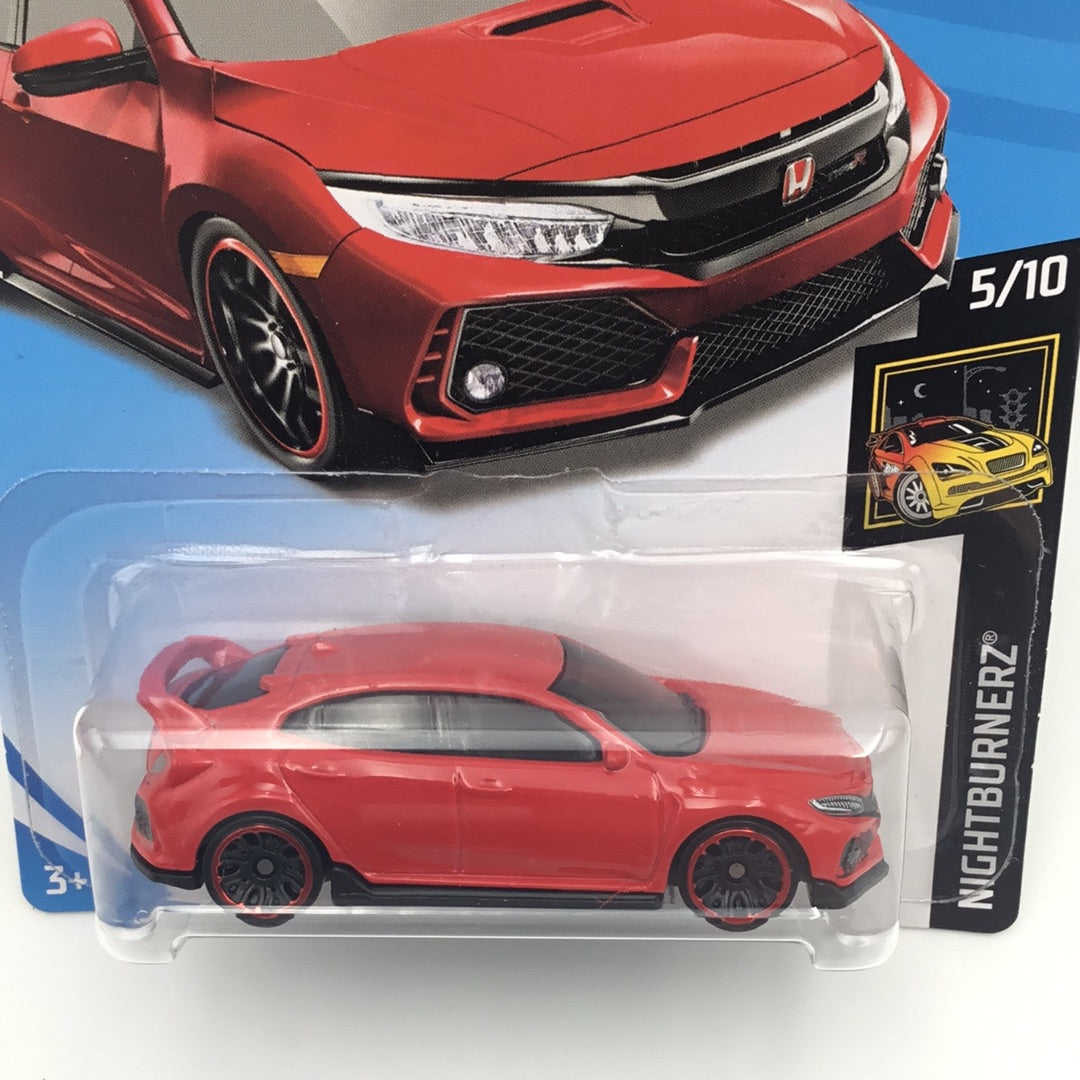 2019 hot wheels #171 2018 Honda Civic Type R red LL4