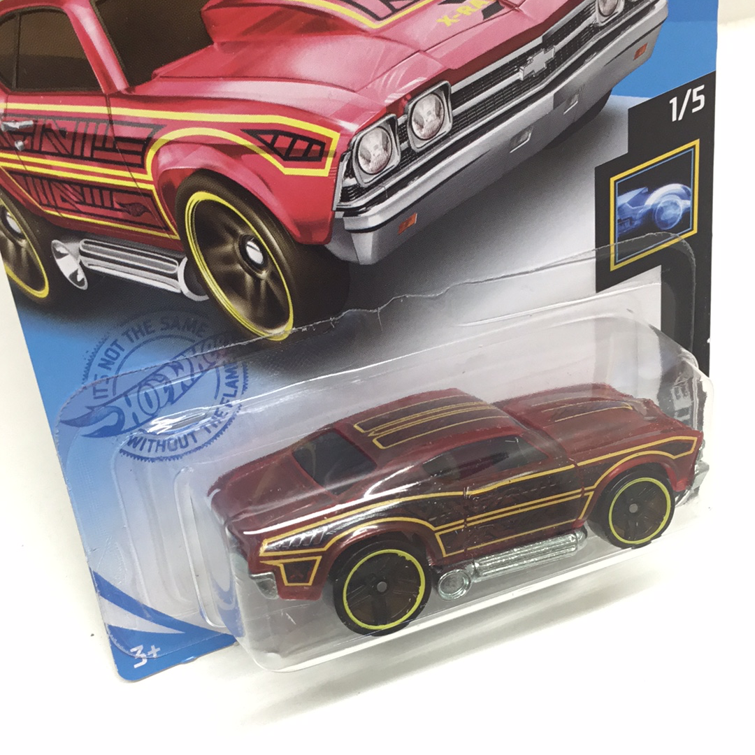 2021 hot wheels #77 69 Chevelle red 6G