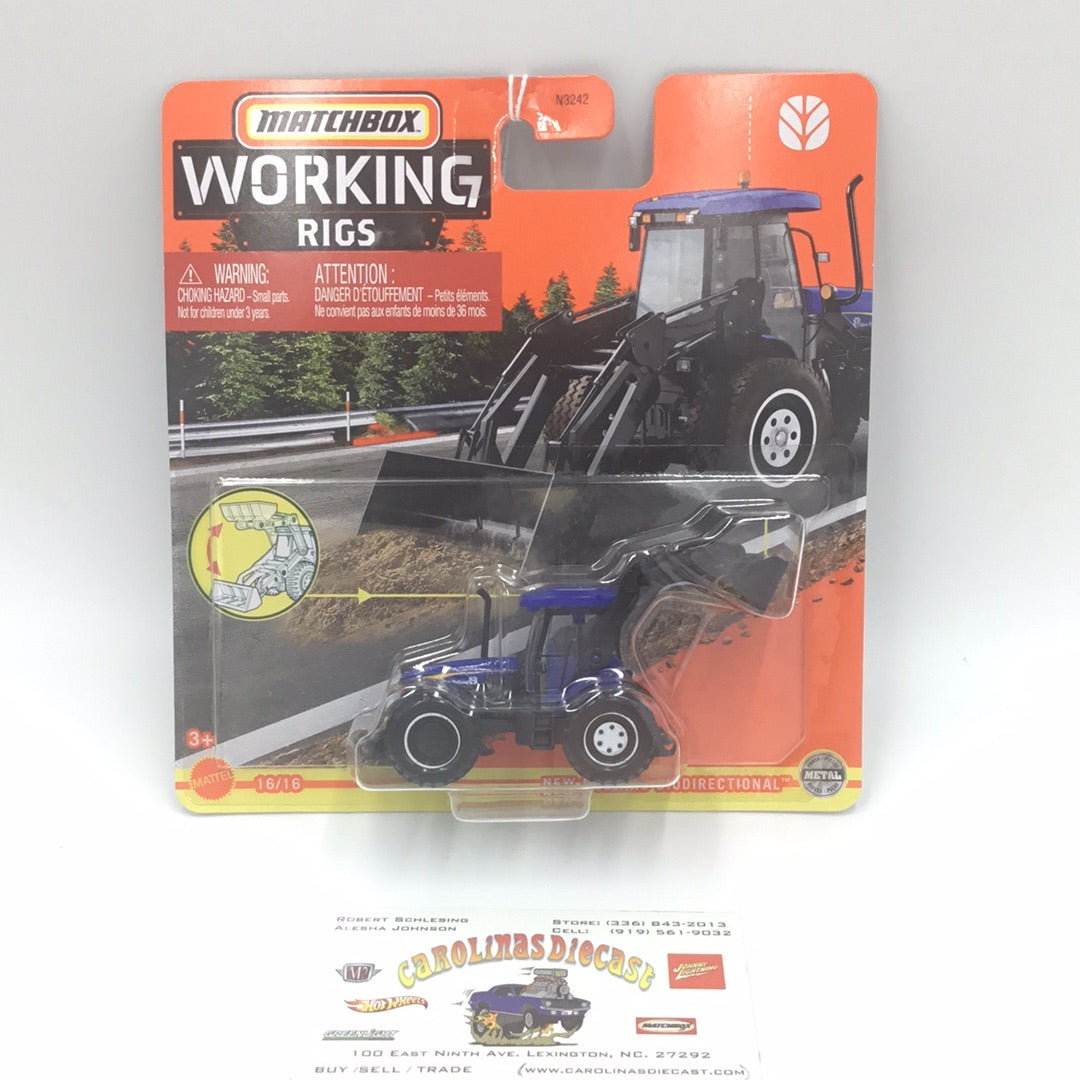 2022 Matchbox working Rigs New Holland Biodirectional 16/16 NEW!!!