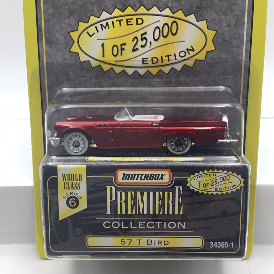 Matchbox Premiere series 6 57 T-Bird Red 5D1