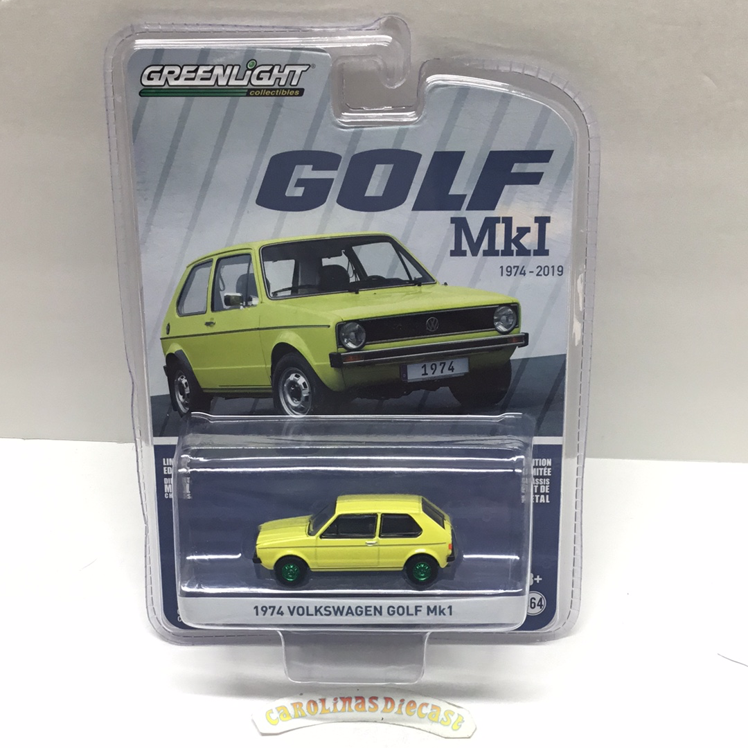 Greenlight Golf Mk1 1974 Volkswagen Golf MK1 CHASE green machine