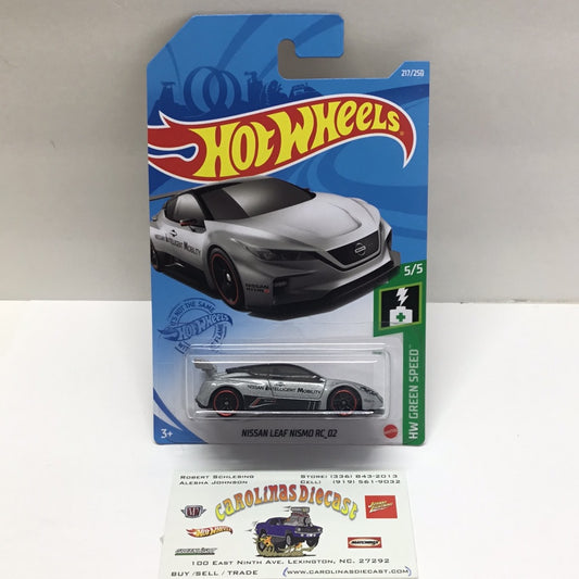 2021 hot wheels #217 Nissan Leaf Nismo RC_02 79E