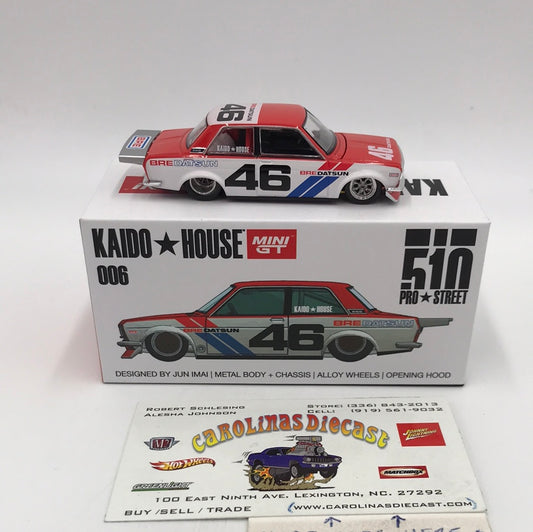 Mini GT Kaido House 1:64 510 Pro Street Bre version B 006