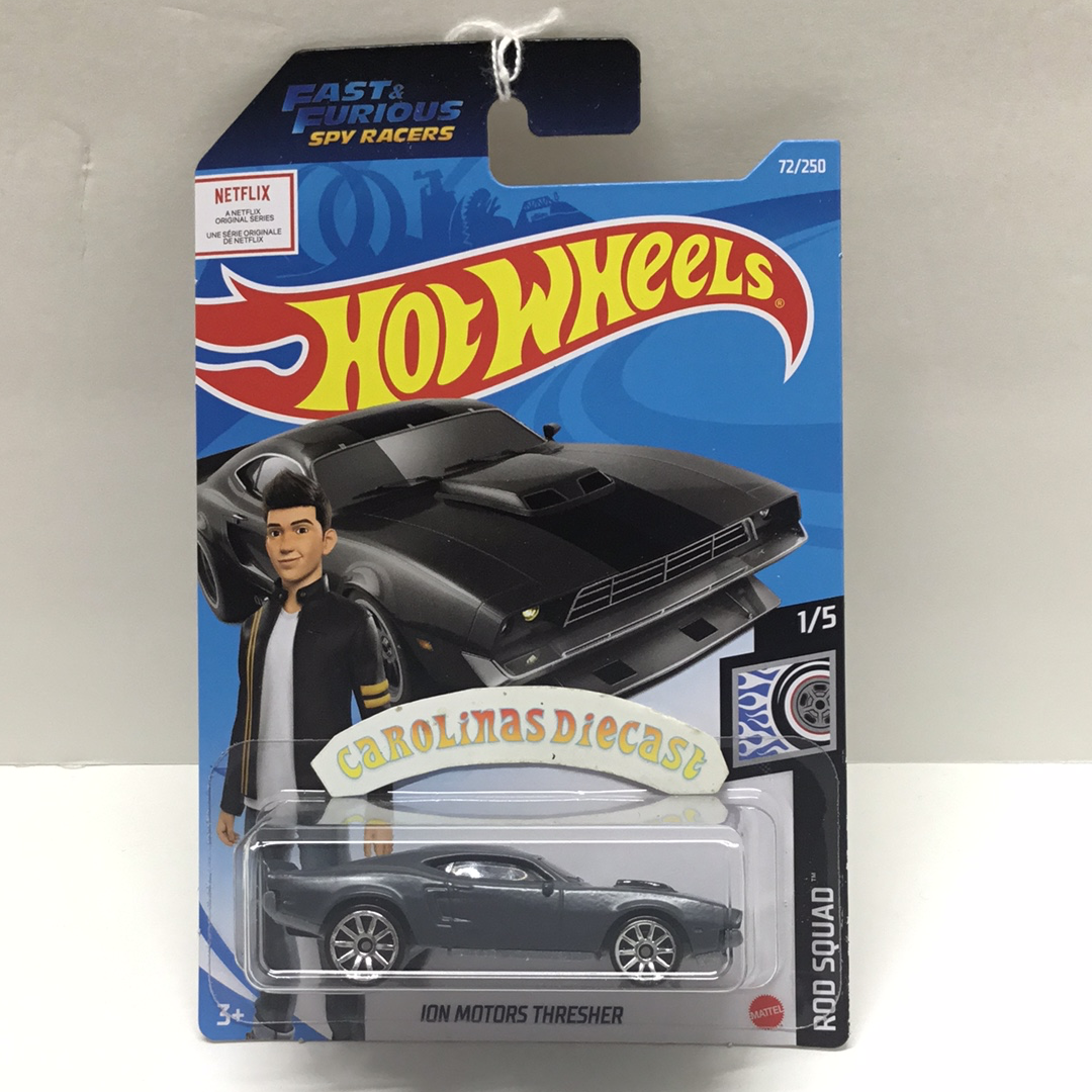 2021 hot wheels #72 ion motors threshers fast and furious spy racers EE5