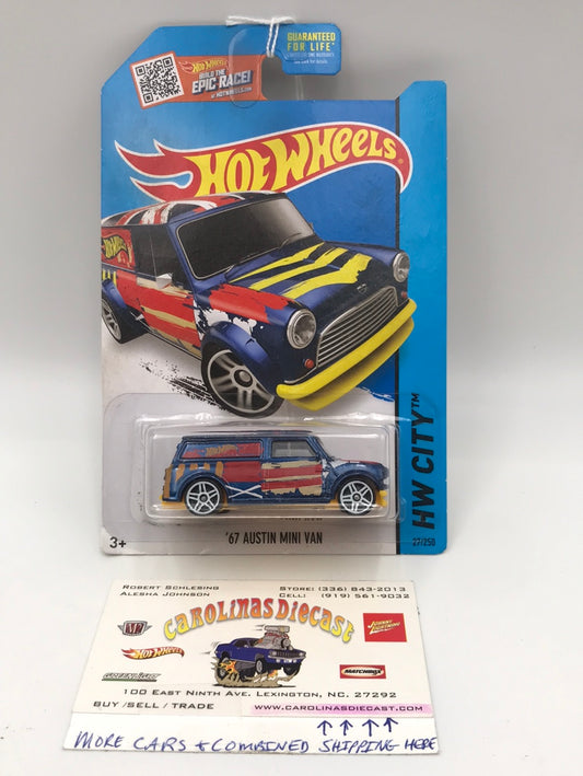 2015 Hot Wheels #27 67 Austin Mini Van Q6