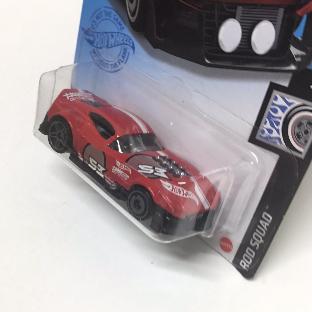 2021 hot wheels Q case #184 Muscle and Blown Red WW7