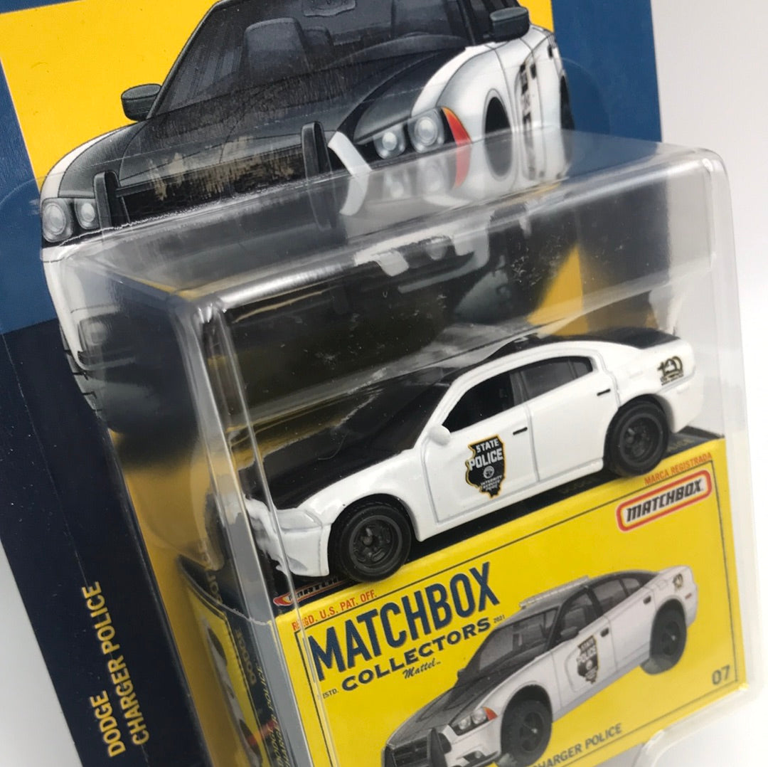 2021 matchbox Collectors #7 Dodge Charger Police 7/20