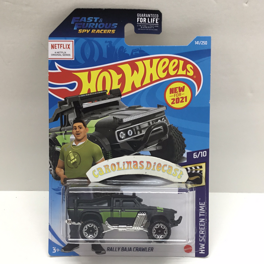 2021 hot wheels G case #141 Rally Baja Crawler fast and furious spy racers EE6