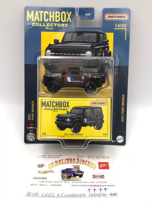 2022 matchbox Collectors #14 2021 Ford Bronco 14/20