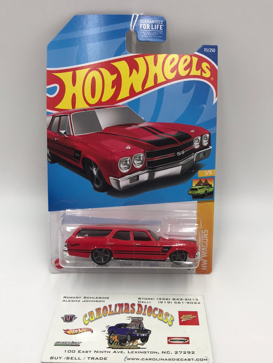 2022 hot wheels L M  case #111 70 Chevelle SS Wagon 7B