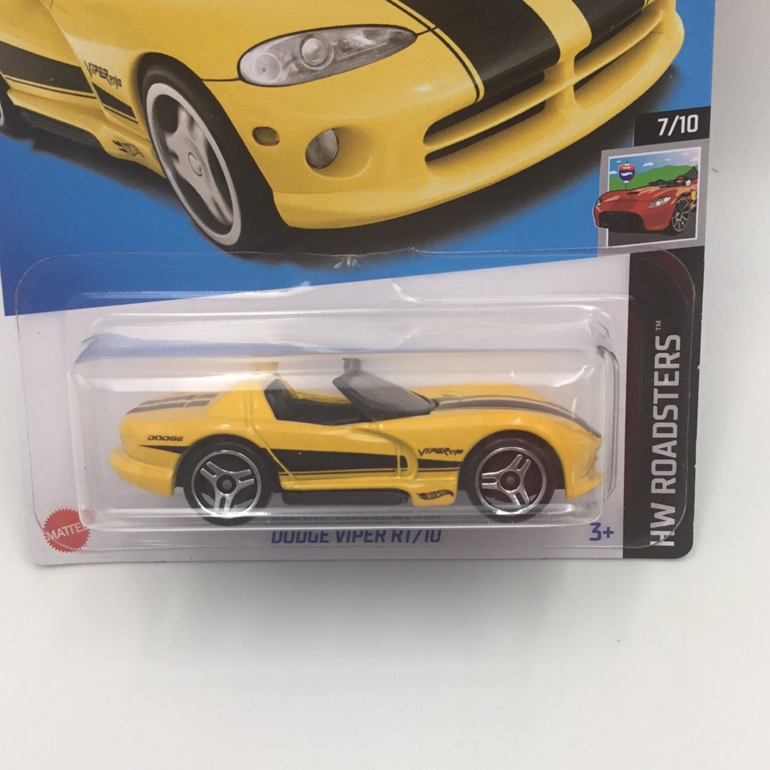 2023 hot wheels F case #131 Dodge Viper RT/10 yellow FF8