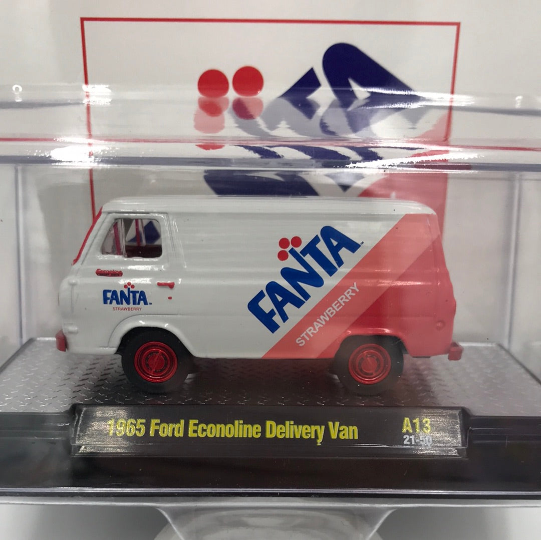 M2 Machines Coke Fanta 1965 Ford Econoline Delivery Van CHASE A13