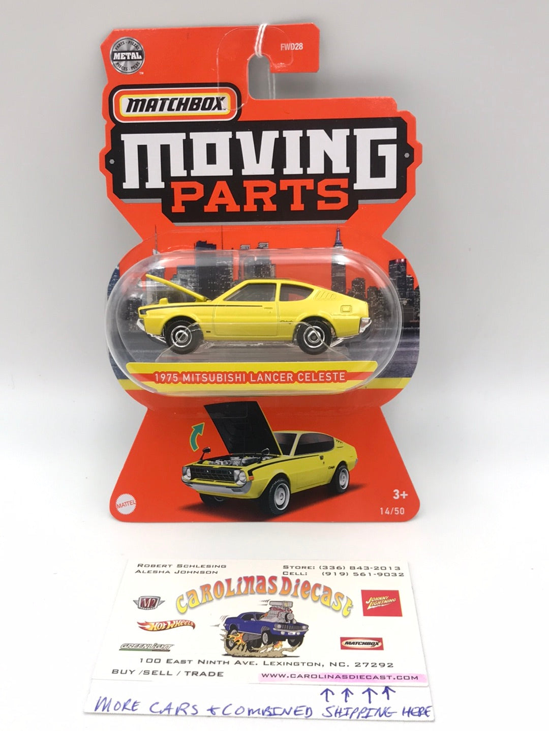 Matchbox Moving Parts 1975 Mitsubishi Lancer Celeste 166I