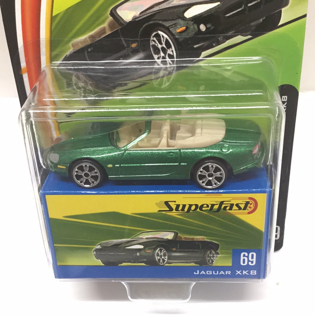 Matchbox Superfast #69 Jaguar XK8 green limited to 15,000 (S8)