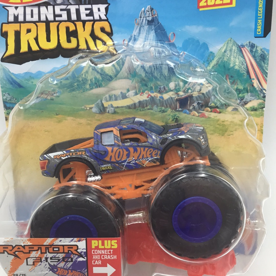 2022 Hot wheels monster Trucks Raptor F1-50 38/75 129B
