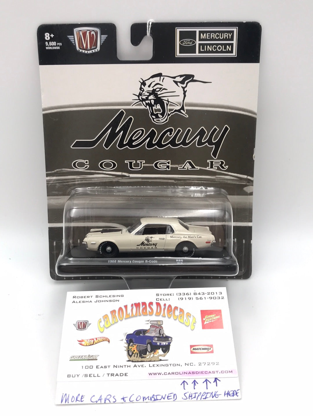 M2 Machines auto-drivers 1986 Mercury Cougar R-Code R86 new!!