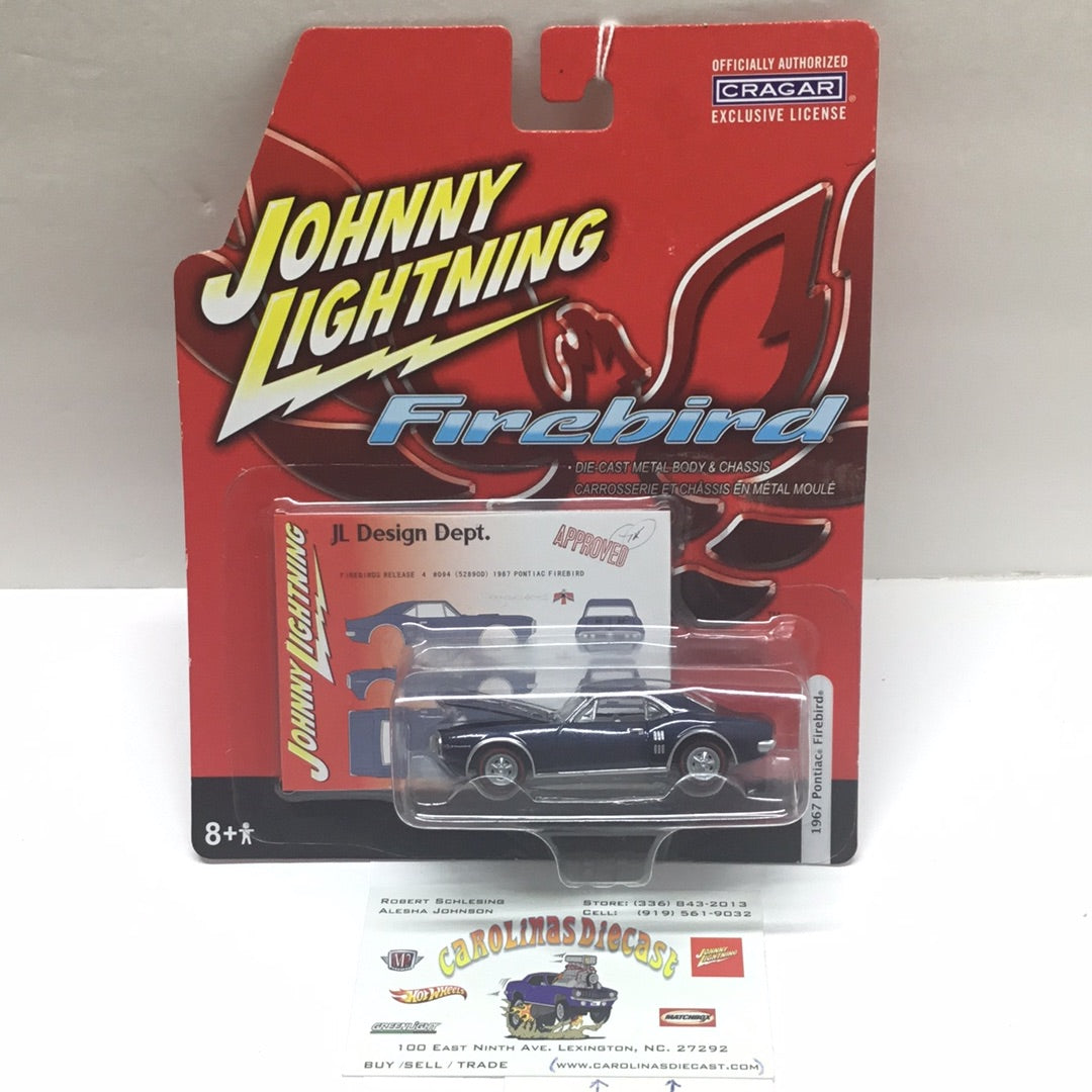 Johnny lightning Firebird 1967 Pontiac Firebird  rubber tires 210E