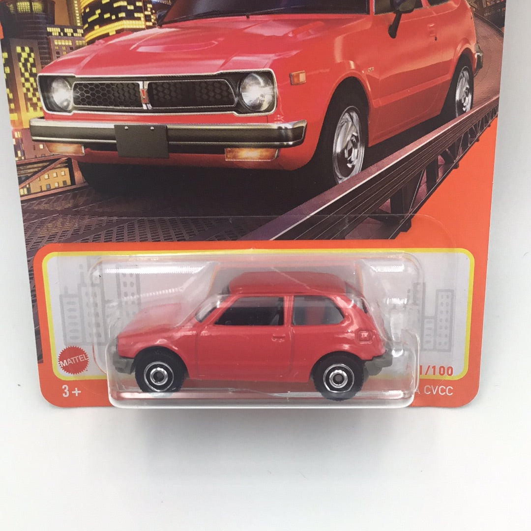 2022 matchbox  #21 1976 Honda CVCC red UU9