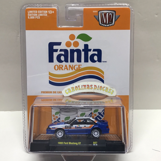 M2 Machines Fanta 1988 Ford Mustang GT