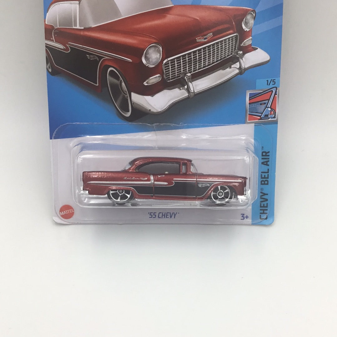 2022 hot wheels #20 55 Chevy red Z5 – carolinasdiecast