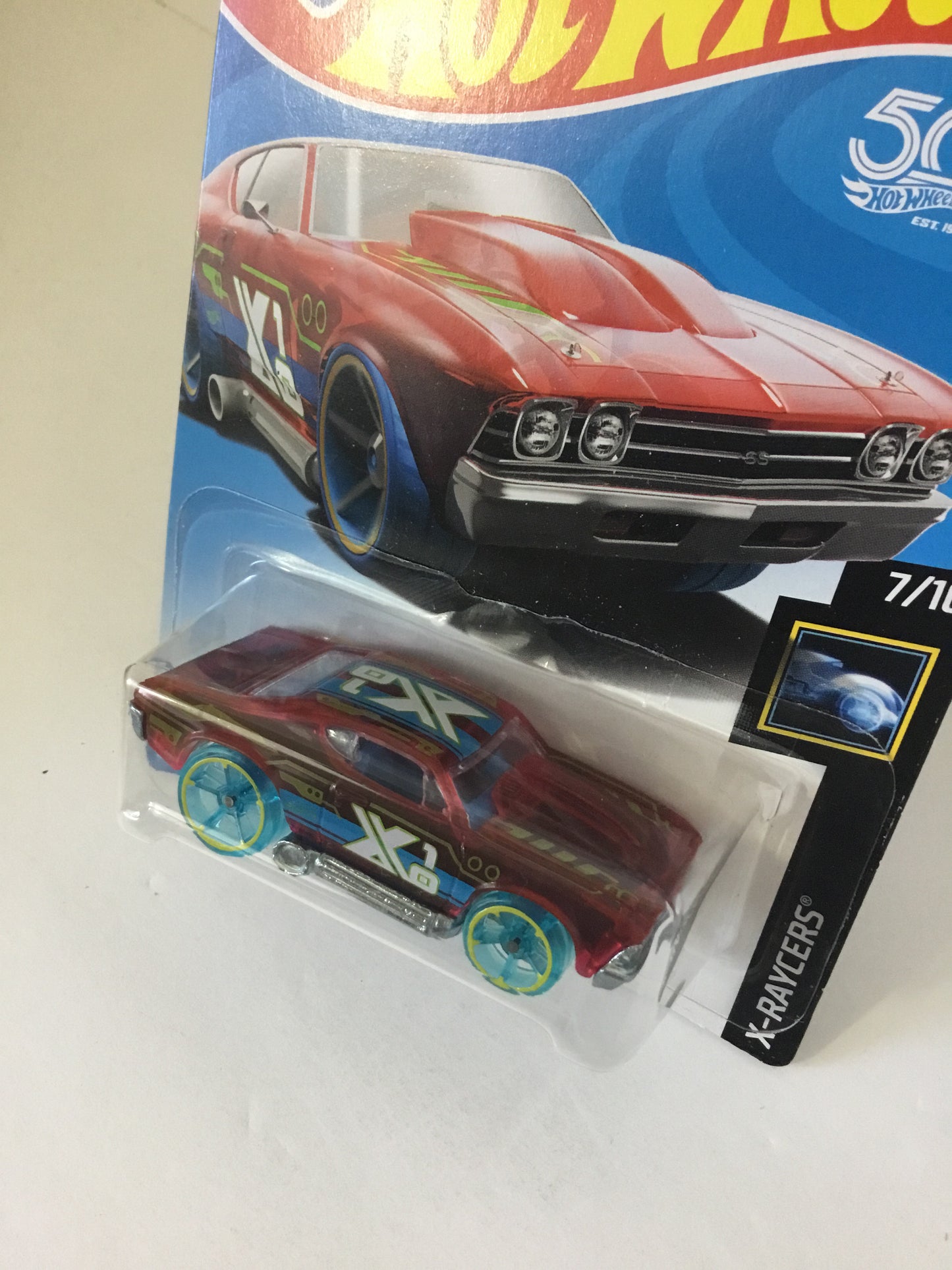 2018 Hot Wheels #280 69 Chevelle  red 5A