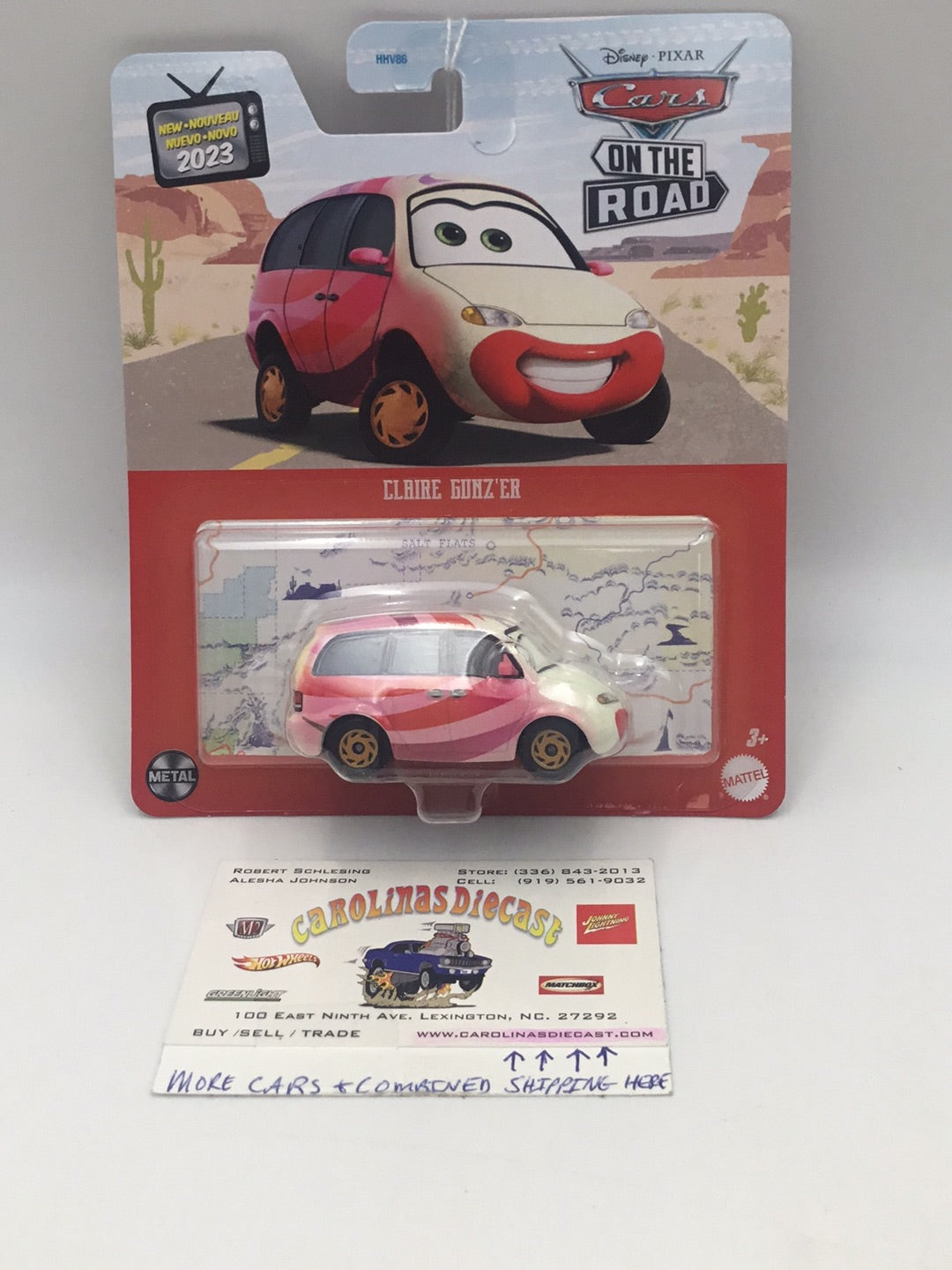 2023 Disney Pixar Cars on the road Claire Gunzer 137G – carolinasdiecast