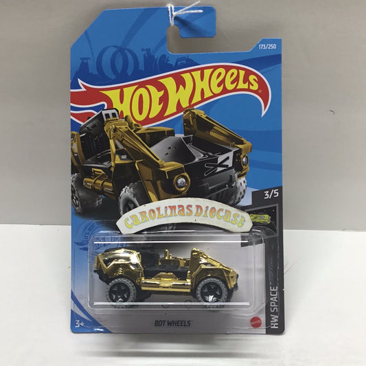 2021 hot wheels  #173 Bot Wheels gold UU9