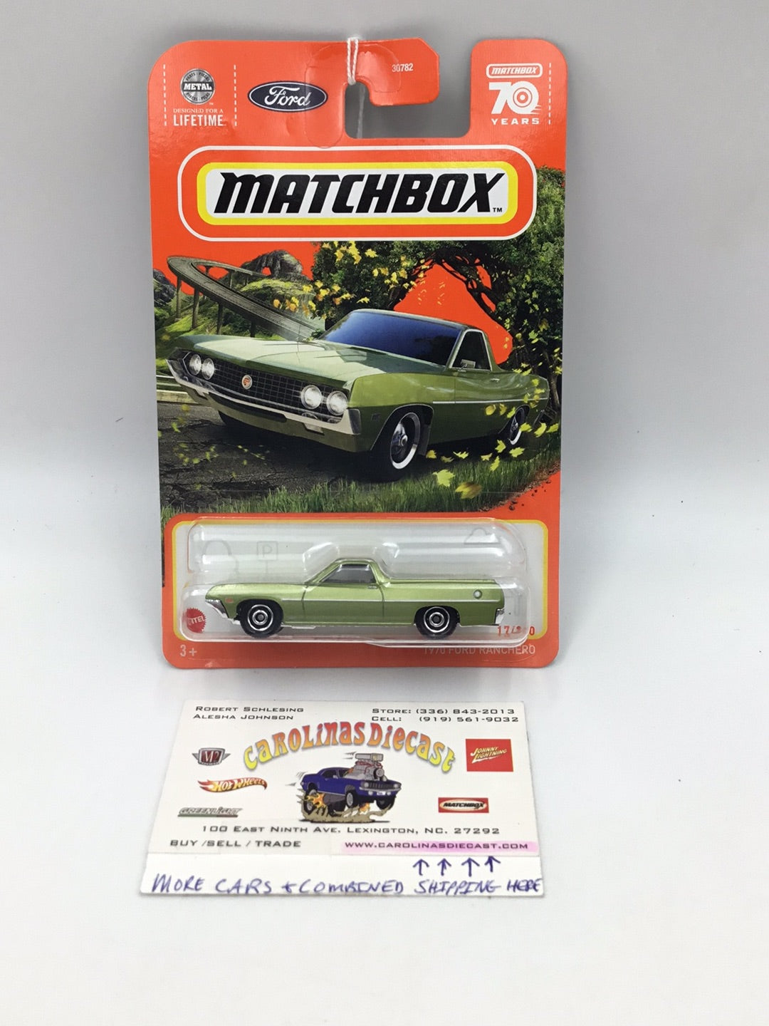 2023 matchbox 70 years #17 1970 Ford Ranchero